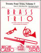 Twenty Four Trios, Volume 3 Brass Trio cover